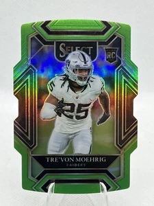 2021 Panini Select - Neon Green Prizm Die-Cut #290 - Tre‘von Moehrig /349 RC - Bild 1 von 2