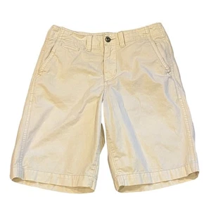 American Eagle pantaloncino uomo 30 avorio longboard cotone pesante casual preppy - Foto 1 di 7