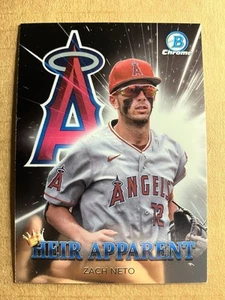 2022 Bowman Draft #HA-11 Zach Neto Heir Apparent Los Angeles Angels - Picture 1 of 2