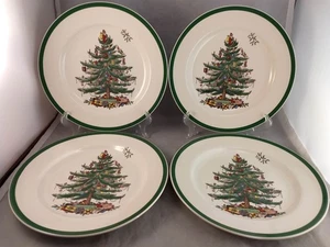 Juego de 4 Platos de Cena Spode Árbol de Navidad 10 1/2" - Hecho en Inglaterra - Imagen 1 de 9
