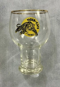 De colección HAMILTON TIGER-CATS Bebida Vidrio CFL Fútbol Souvenir - Imagen 1 de 5