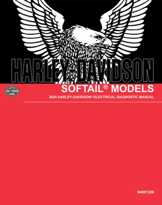 Manual de diagnóstico eléctrico Harley-Davidson Softail Models 2025 Foto 1 de 4