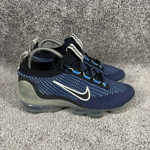 Nike Zapatos Mujer 8 Jóvenes 6.5 Vapormax Flyknit Azul Marino Tenis Atléticos - Imagen 1 de 9
