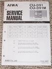 Original AIWA CU-D91 D91M Stereo System Service Manual