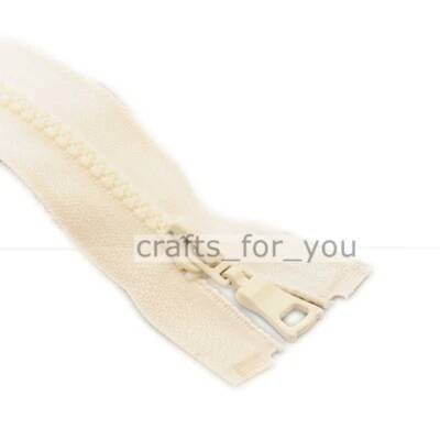 NO.5 CLOSED END RESIN ZIPPER 15CM 20CM 25CM SEWING ZIP FOR BAGS/HANDMADE CRAFTS - Image 1 of 4