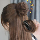 Synthetic Bun Claw Clip On Hair Extensions Heat Resistant Bun Hair Piece