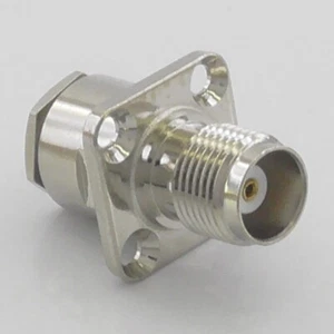 TNC Chassis Socket for LMR240 RG8X Mini8 Cable Mini-8 RG8-x Bulkhead Panel Mount - Picture 1 of 4