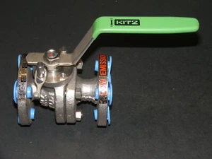 New Kitz 1/2" NPT 316 Stainless Steel Low-Emission Ball Valve 7Y12 - Picture 1 of 8