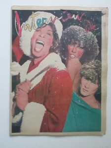 Andy Warhol Interview mag 1977 Xmas Mick Jagger Iman, ,Jasper Johns,Joe Eula, - Picture 1 of 15