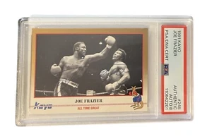 Vintage 1991 Joe Frazier Kayo Boxing PSA DNA Grade 8 Signed Autograph Boxer Card - Picture 1 of 6