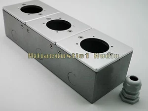 1x HIFI AC Power Distributor Outlet caja chasis acero 8,5-8,5 cm - Imagen 1 de 5