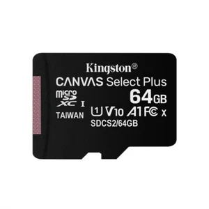 Kingston Canvas Select Plus 64 GB scheda di memoria micro SD 100 MB/s scheda TF - Foto 1 di 2