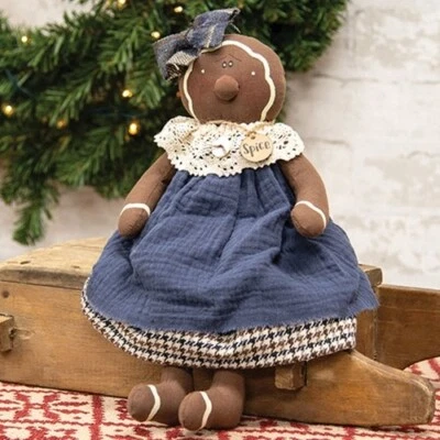 全新 原始 GINGERBREAD 娃娃衣服 SPICE Country 11 英寸 Tx5"Wx3"D 收藏品 — 第 1/2 张图片