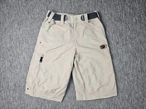 Vintage NIKE Shorts Size L Youth 14-16 Technetic Project Mesh Beige Cargo Pants - Picture 1 of 19