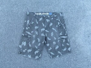Primark Shorts Mens 36 Grey Camouflage Cargo Casual Outdoor Hiking - Picture 1 of 9