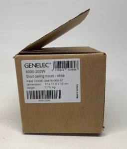 Genelec 8000-202W Short Ceiling Mount-White - Picture 1 of 2