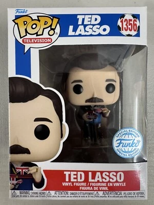 Ted Lasso (con taza de té) 1356 ~ Vinilo Funko Pop ~ CASI COMO NUEVO + PROTECTOR POP GRATIS Foto 1 de 4