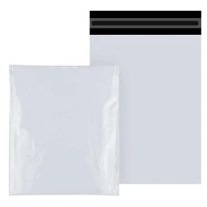 10"x12" 25cm x 31cm 200pcs White Poly Bag Mailers Plastic Packaging Mailing S... - Picture 1 of 7