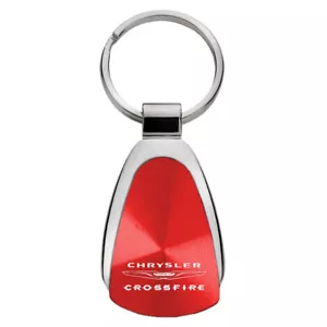 Chrysler Crossfire Tear Drop Key Ring (Red) - Picture 1 of 2