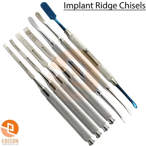 Dental Bone Ridge Splitting Expansion Chisels Sinus Lifting Surgery Elevators - Picture 1 of 8