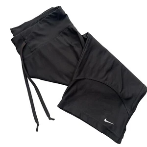 Nike Performance Womens Size Medium Charcoal Gray Crop Flare Athletic Yoga Pants - Picture 1 of 16