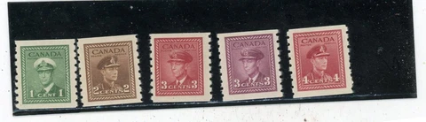 Canada 1942 Scott# 263-7 Mint NH Cover