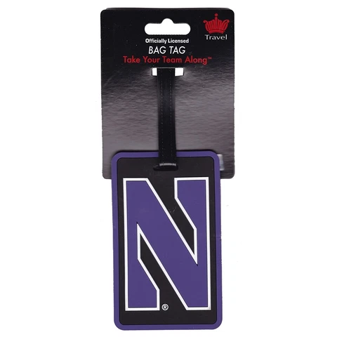 Northwestern Wildcats Soft Luggage/Bag Tag Cover