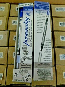 HARD CANDY Split Personality Eye Shadow Duo #028 MENTAL (BLUE & TAUPE) - Picture 1 of 1