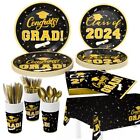 Graduation Party Decorations Class of 2024: Disposable Dinnerware Set for 25 ...