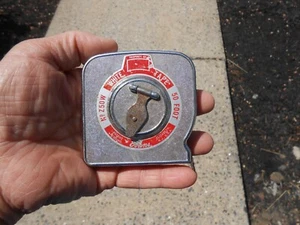 Vintage Tape Measure Evans No. Z50 W White Tape 50 Foot Elizabeth NJ USA - Picture 1 of 3