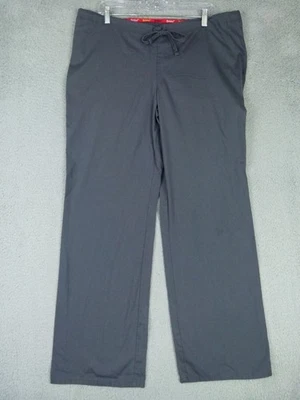 Pantalones Médicos Dickies Unisex Gris Medio con Cordón Pierna Recta Foto 1 de 4
