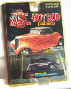 Ford cupé Racing Champions Hot Rod Collectibles '37 1:55 púrpura 1999 nuevo 1937 - Imagen 1 de 2