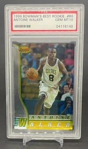 PSA 10 1996 Bowman's Best #R6 Antoine Walker novato radiocontrol gema como nueva - Imagen 1 de 2