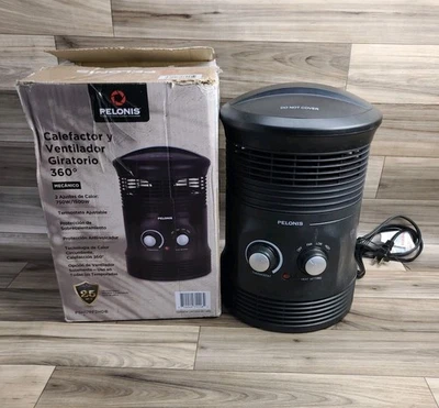 Pelonis 1500 vatios 360° ventilador envolvente calentador excelente estado usado  Foto 1 de 4