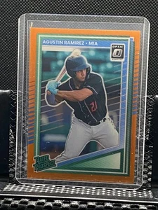 Agustin Ramirez 2025 Donruss Optic Rated Prospect Orange #96/199 - Marlins - Picture 1 of 2