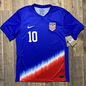 Camiseta de fútbol visitante Nike 2024 Christian Pulisic EE. UU. USMNT Stadium M $95 nueva con etiquetas - Imagen 1 de 11
