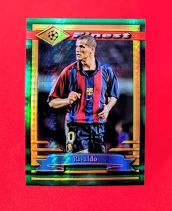 🔥Rivaldo /35 2022-23 Topps Finest Flashback UEFA Prizm - #74 FC Barcelona - Imagen 1 de 2