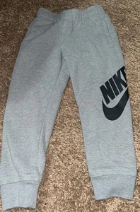 Nike Gray Joggers Sz 4 Youth Xs - Picture 1 of 3