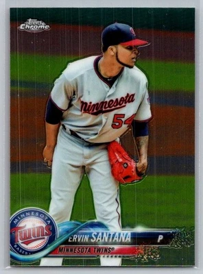 2018 Topps Chrome - Ervin Santana #153 - Image 1 of 2