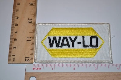 Original 1960's Way-Lo Gasoline Gas Oil Service Station Uniform Patch Sew-on NOS - Image 1 of 2