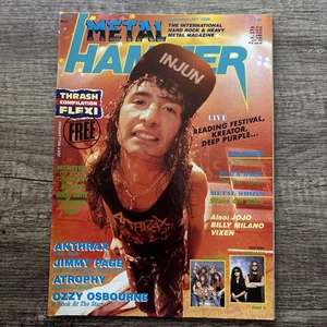 METAL HAMMER Magazine Vol.3 #19 Anthrax Jimmy Page OZZY + Flexi + Posters + more - Picture 1 of 7