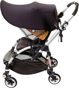 Baby Stroller Canopy for Dreambaby Strollerbuddy Extenda Shade Black 14”x2”x19” - Picture 1 of 4