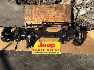 1997-2006 JEEP WRANGLER TJ OEM FRONT DIFFERENTIAL ASSY COMPLETE AXLE DANA 30 411 - Image 1 of 4