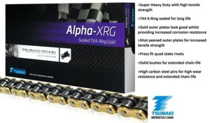 Tsubaki Alpha Gold X-Ring Chain 525x104 Links For Ducati 996 Monster S4R 04-06 - Picture 1 of 3
