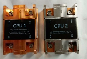 Dell PowerEdge M630 Blade Server CPU1 & CPU2 Heatsink D4T8T 93GVP - Picture 1 of 3