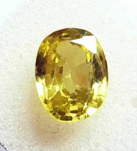 Natural Peridot Oval Shape Certified Loose Gemstone 7.20 Ct With Free Gift - Picture 1 of 6