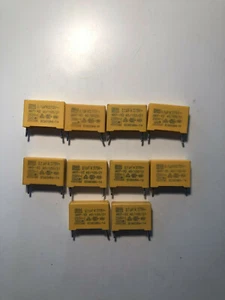 MKP-X2 100nF 275VAC Suppression capacitor Genuine BM Electronic x 10 pcs - Picture 1 of 1