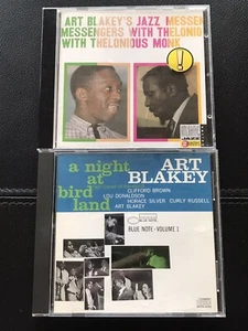 2  CDs : ART  BLAKEY’s  Jazz Messengers  Thelonious  Monk+ A Night At Birdland, - Bild 1 von 7