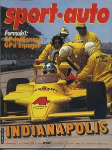SPORT AUTO n°221 06/1980 GP MONACO ESPAGNE INDIANAPOLIS AVEC ENCART & POSTER - Foto 1 di 1