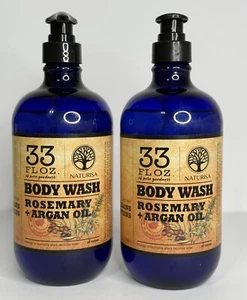 2 jabones corporales Naturisa con aceite de romero y argán 33 fl oz cada uno hecho en EE. UU. - Imagen 1 de 5